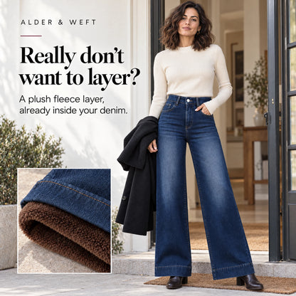 Premium Fleece-Lined Denim Jeans